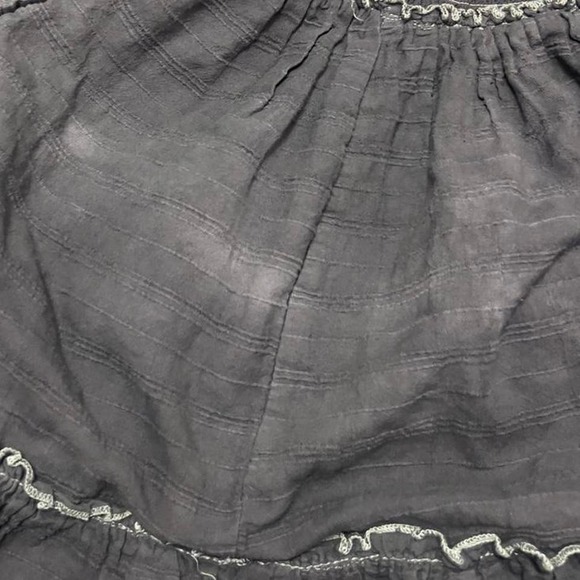 Free People Smocked Babydoll Dress Size Small Cottage Boho‎ Fairy - Picture 8 of 8